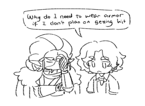 why florin doesnt wear armor.png