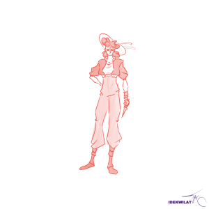 Woman in Jacket and Overalls (Clothing Sketch).png