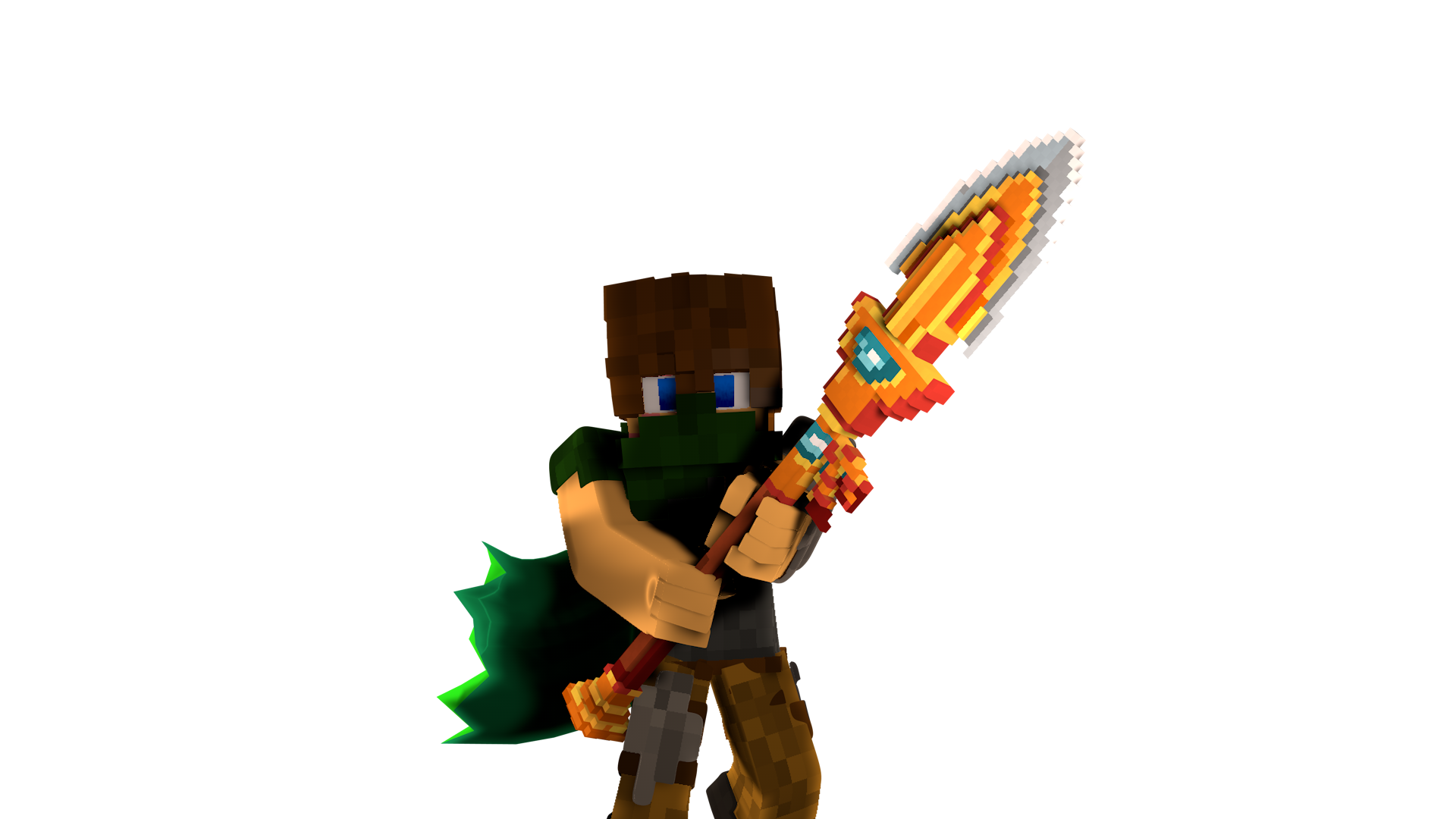 I Will Make You A Cinema 4d 3d Minecraft Renderthumbnail Wynncraft 3234