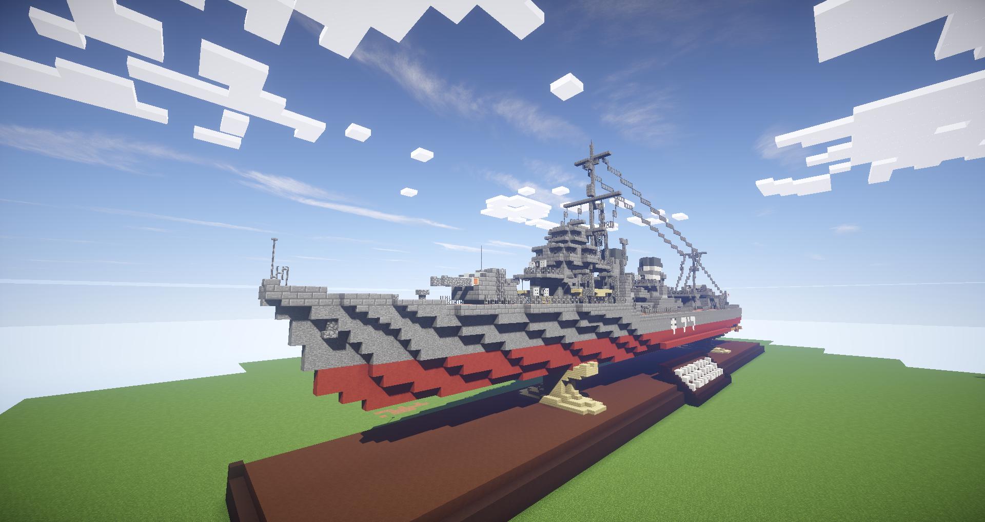 Build Ship Building 1 1 Japanese Destroyer Fubuki 吹雪 Wynncraft Forums