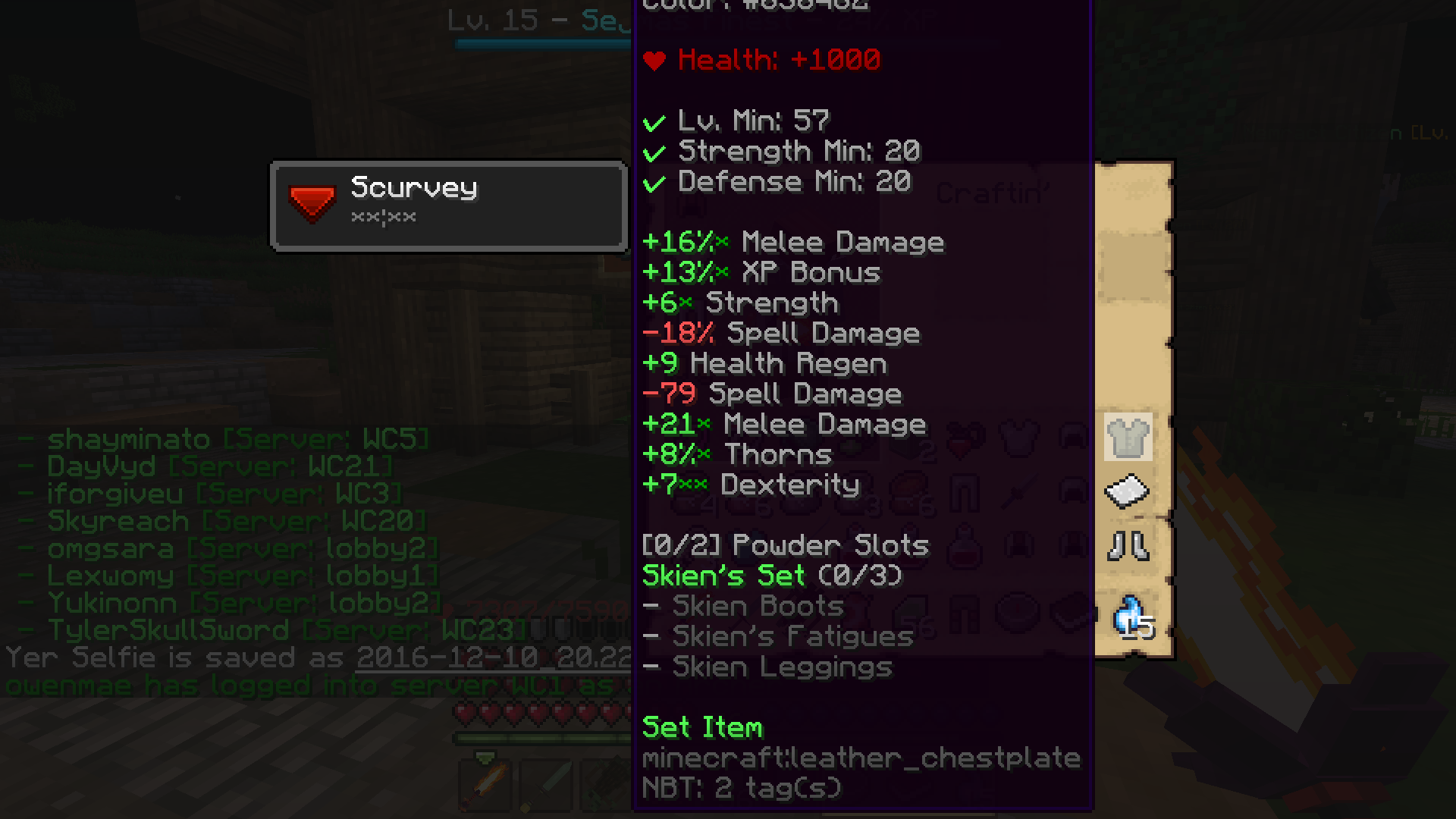 I Believe I've Discovered A New Armor Set Wynncraft Forums