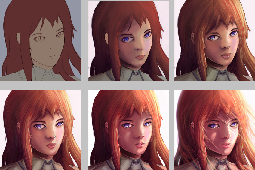 art kurisu makise semi realism wynncraft forums art kurisu makise semi realism